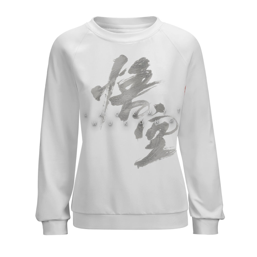 Raglan round neck sweater