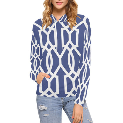 Women'sPatterned Print Hoodie