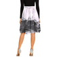 Women's Designer Pleated Midi Skirt